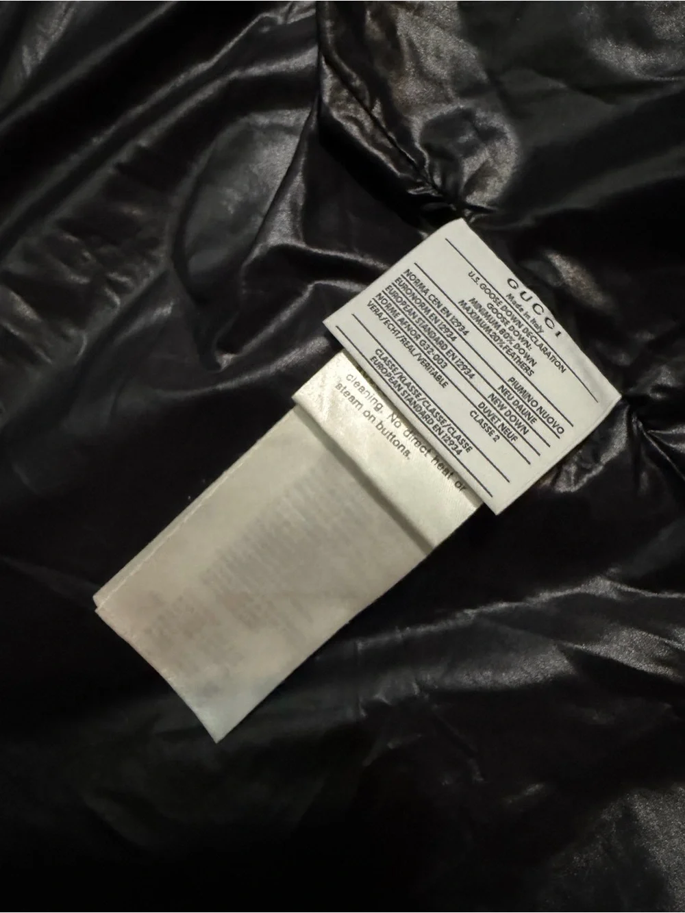 Gucci men leather
